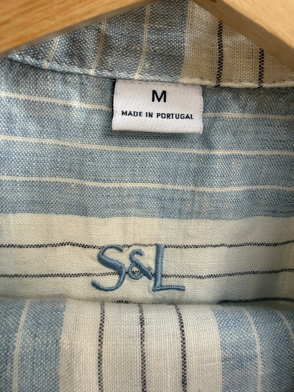 Serena & Lily Positano Linen Pajama Set | size M - Picture 2 of 8